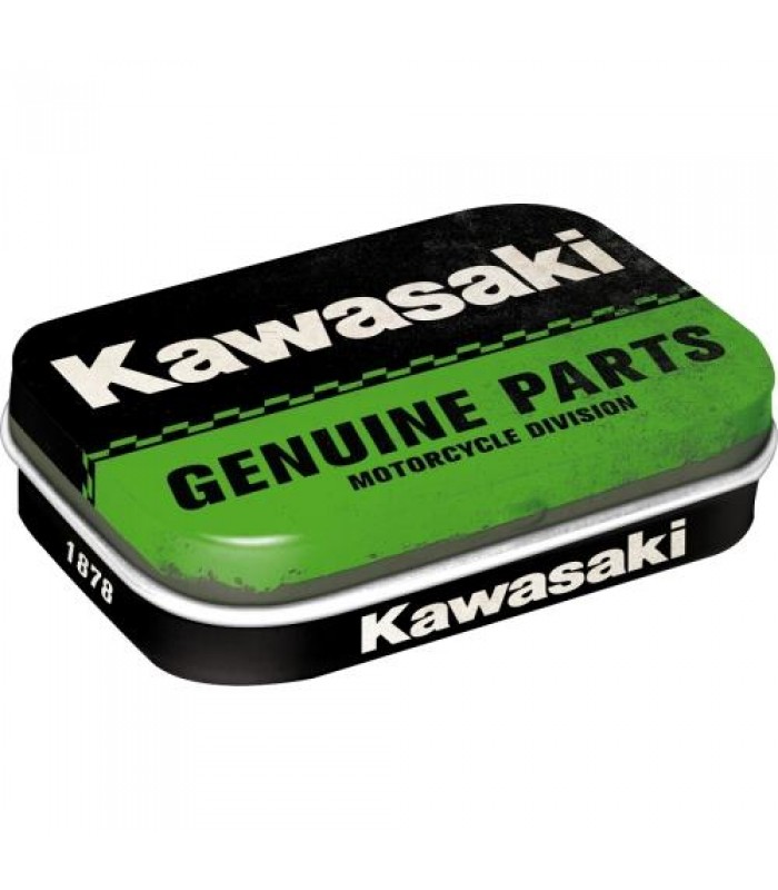Мятные драже в коробочке Nostalgic-Art "Kawasaki - Genuine Parts" (81396)